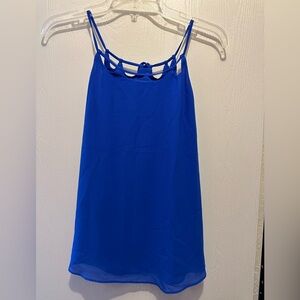 Naked Zebra Size Small Tank-top Blue